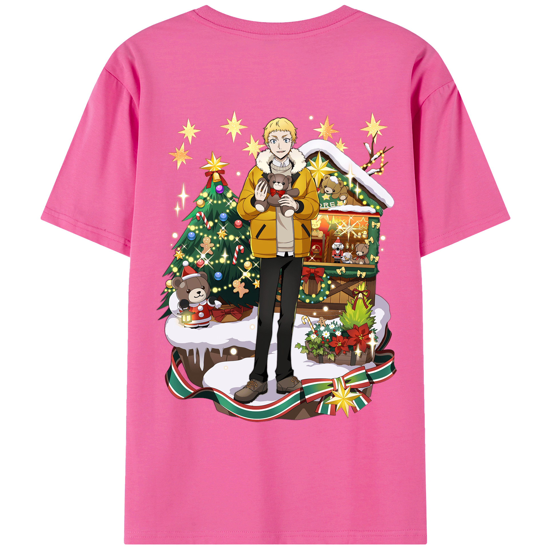 （画像用） 文豪ストレイドッグス Bungo Stray Dogs レディース半袖Tシャツ(バックプリント)